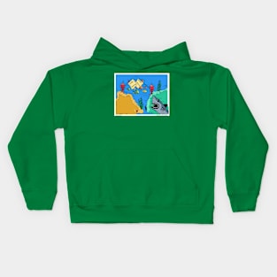 School crossing Kids Hoodie